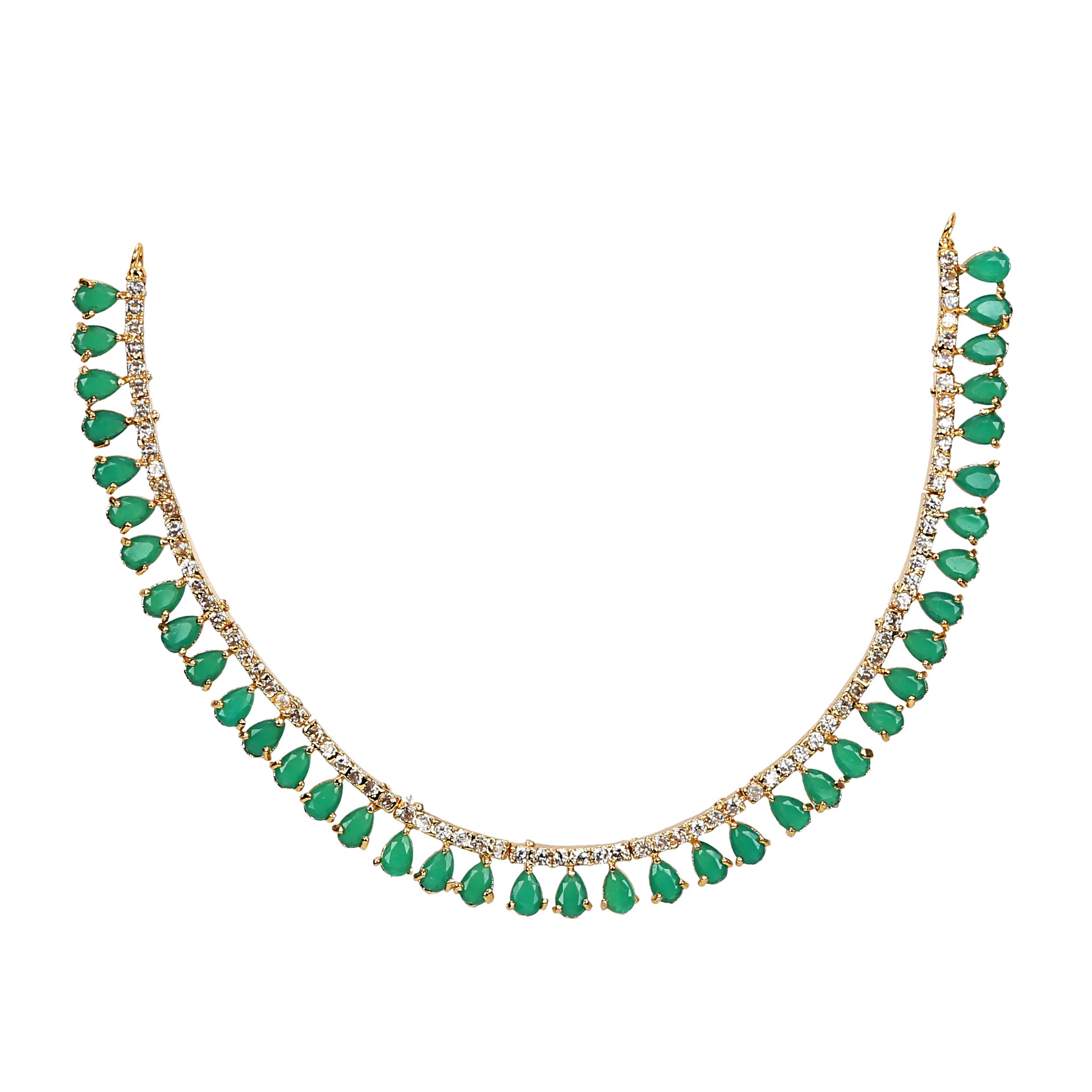 Crystal Necklace Set with Earrings for Women/Girls